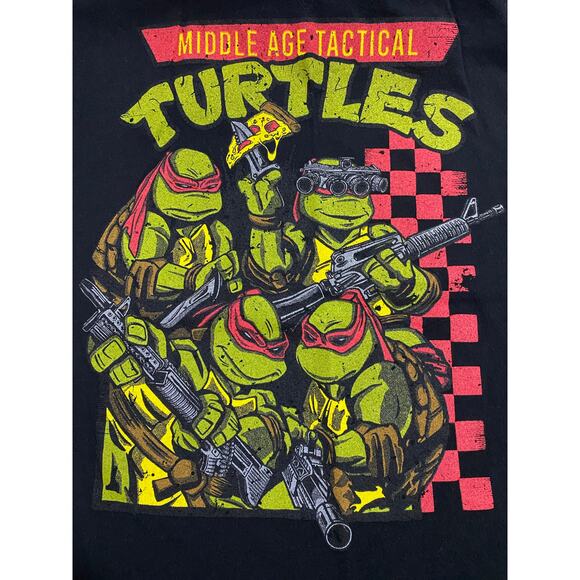 Nine Line T-Shirt Men’s XL Black Teenage Mutant Ninja Turtles Tactical Graphic - Picture 7 of 10